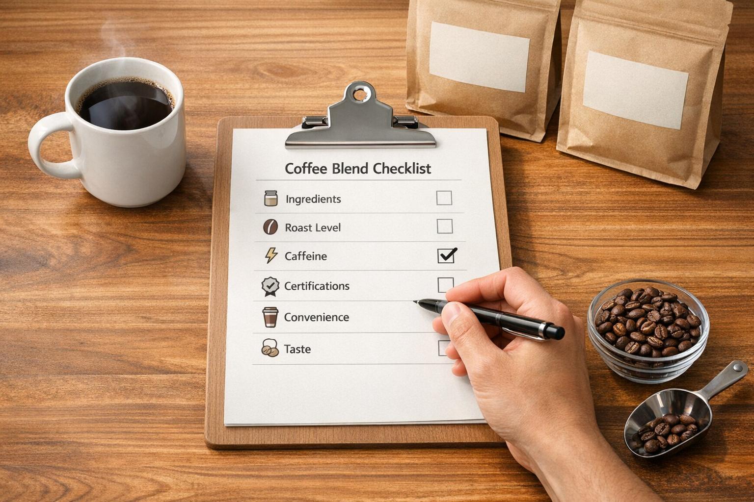 Checklist for Choosing Coffee Blends for Weight Loss